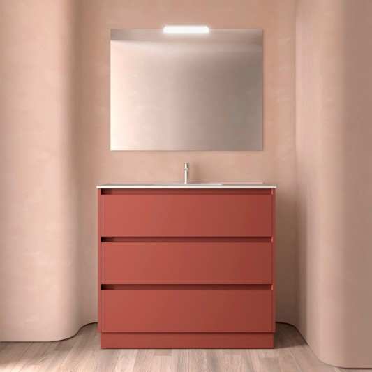 Mueble baño con patas Noja 3C de Salgar 60-80-100