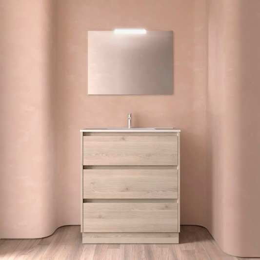 Mueble baño con patas Noja 3C de Salgar 60-80-100