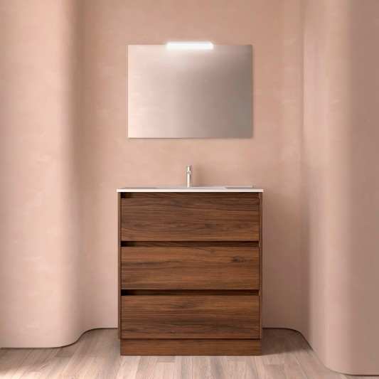Mueble baño con patas Noja 3C de Salgar 60-80-100