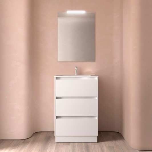Mueble baño con patas Noja 3C de Salgar 60-80-100