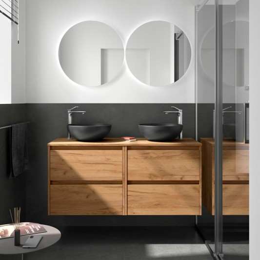 Mueble baño suspendido Noja top de 120-140 2
