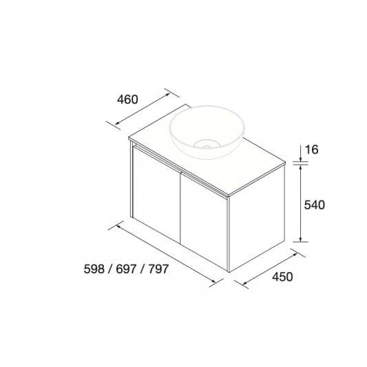Mueble baño Noja de Salgar - Bañoweb.es 2