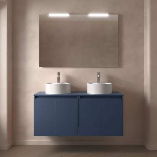 Mueble baño suspendido Noja 2P top de 120-140