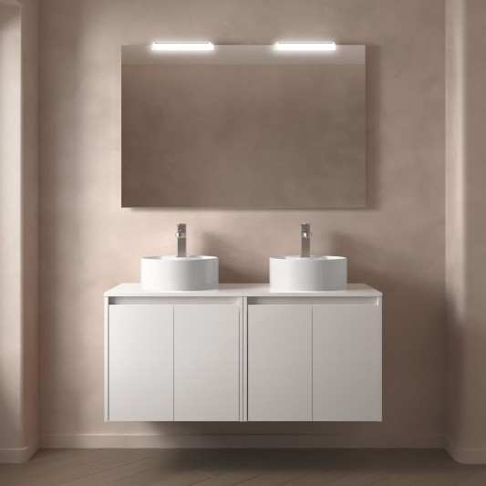 Mueble baño suspendido Noja 2P top de 120-140