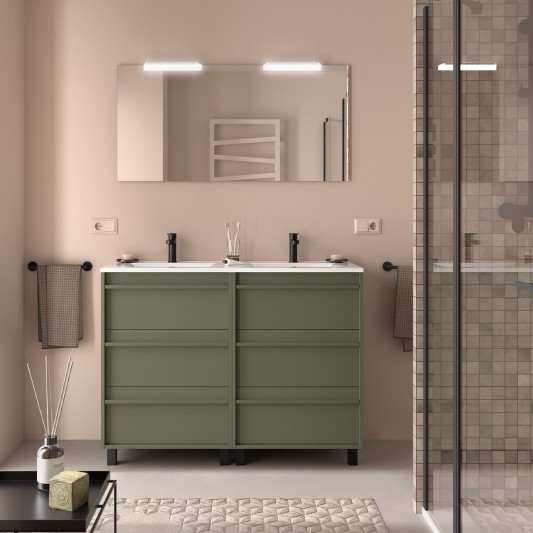Mueble de baño Attila de 120 3C de Salgar | Bañoweb