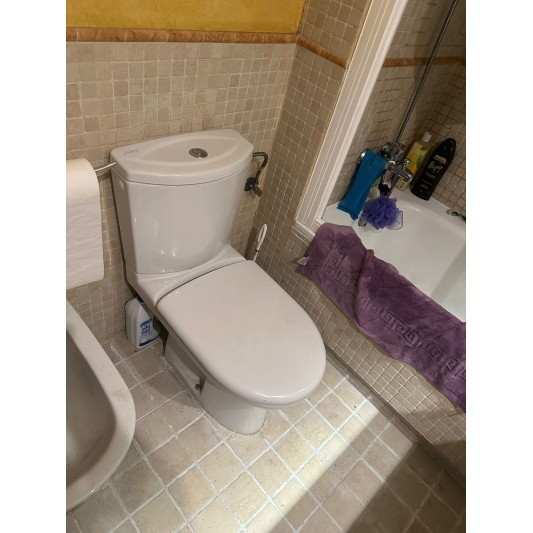Tapa compatible Wc Duroplast Odeón de Jacob delafon blanca ( H. Acero ) 2