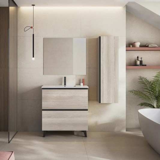 Mueble de baño con patas Granada 2C de Visobath con patas 60-80-100 Laminado