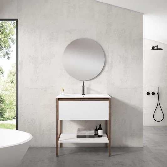 Mueble de baño con patas ICON 1 cajón de Visobath 80-100-120