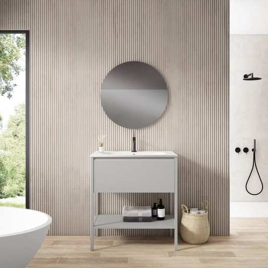 Mueble de baño con patas ICON 1 cajón de Visobath 80-100-120