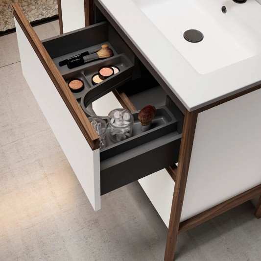 Mueble de baño con patas ICON 1 cajón de Visobath 80-100-120