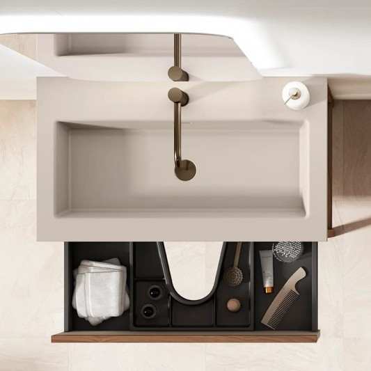 Mueble de baño con patas ICON 1 cajón de Visobath 80-100-120