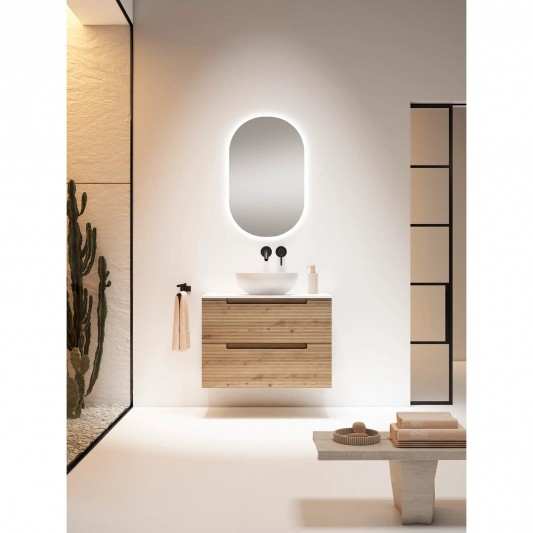 Mueble baño suspendido Kyoto Laminado de Visobath 60-80-100-120 Top
