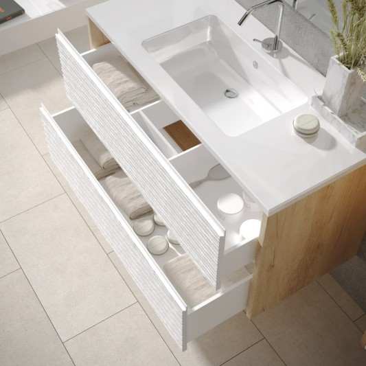 Mueble baño suspendido Dune de Valman 60-70-80-90-100-120-140 con lavabo 2