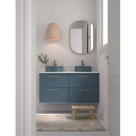 Mueble baño suspendido Blanca de Avila dos 120 4 cajones