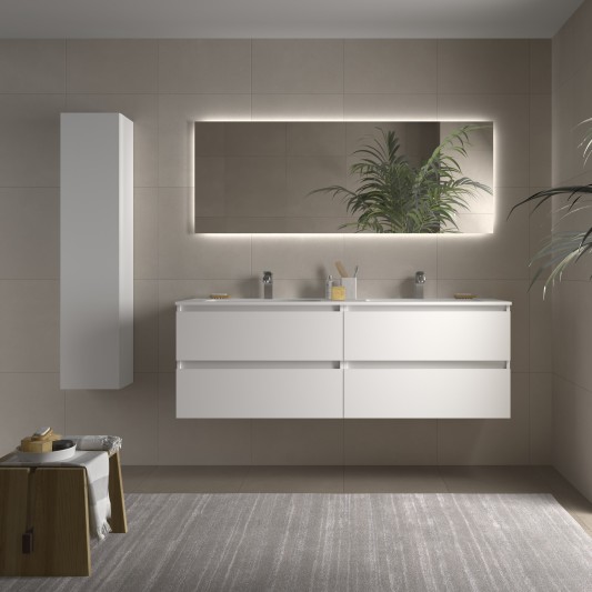 SALGAR BEQUIA Mueble de baño suspendido con lavabo Vilna 160 ( 6 COLORES )