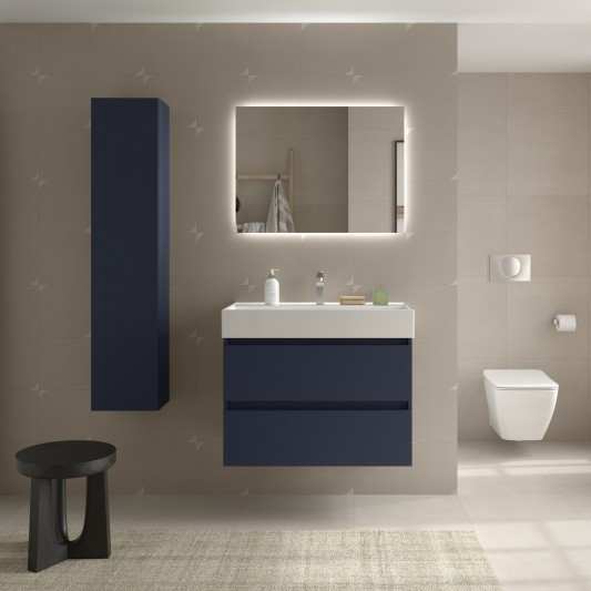 SALGAR BEQUIA Mueble de baño suspendido con lavabo Veneto 80-100 6 colores 2