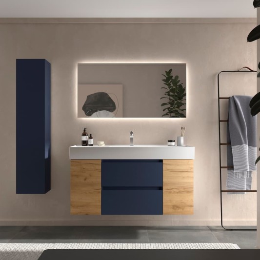 SALGAR BEQUIA Mueble de baño suspendido 120 2c+2p con lavabo Veneto 120 ( 5 COLORES )