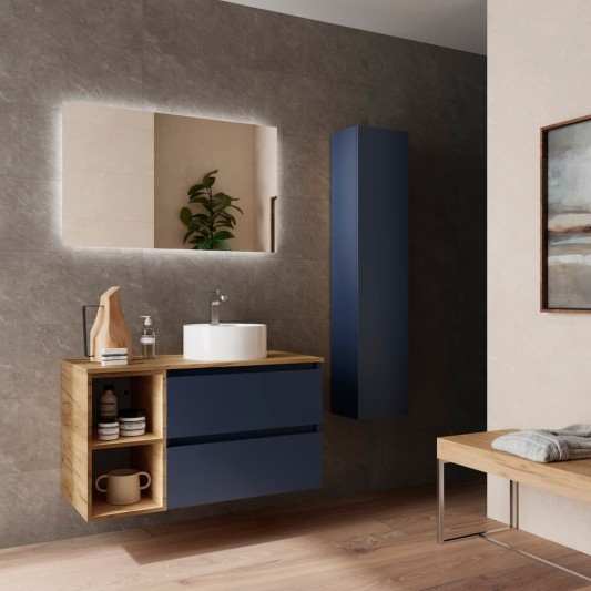 Conjunto mueble de baño suspendido 90 con lavabo Lisboa Bequia Salgar