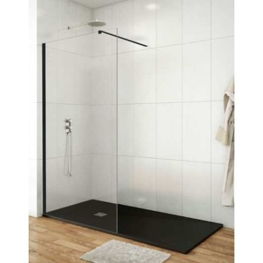 Mampara ducha panel fijo SCREEN BLACK de GME negro