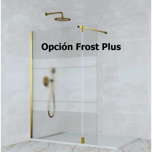 Mampara ducha hoja fija con bisagra 180º SCREEN GOLD de GME 2