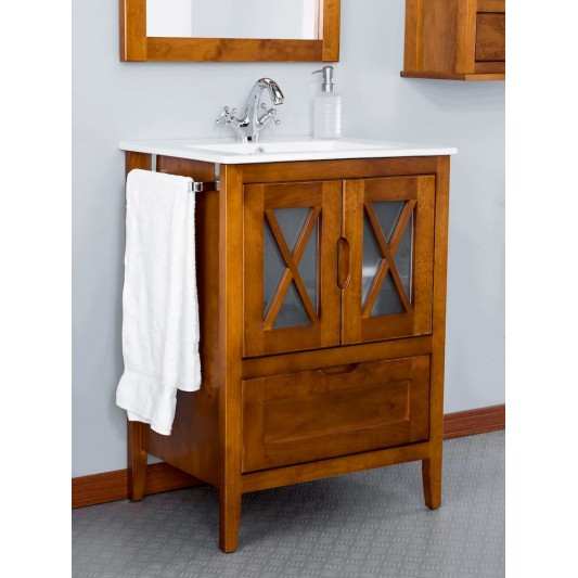 Mueble de baño rústico de 60 a 90 cm modelo Bolonia