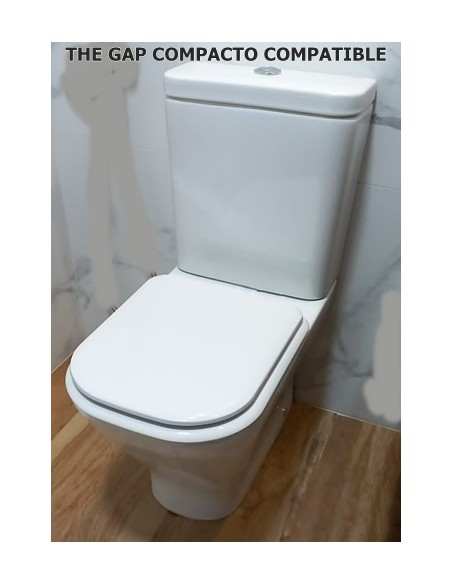 Tapa wc The Gap Square de Roca Compatible