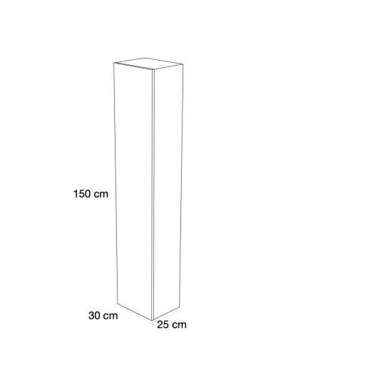 Columna suspendida de Avila Dos Carmen una puerta (150 x 30 x 25 cm) 2