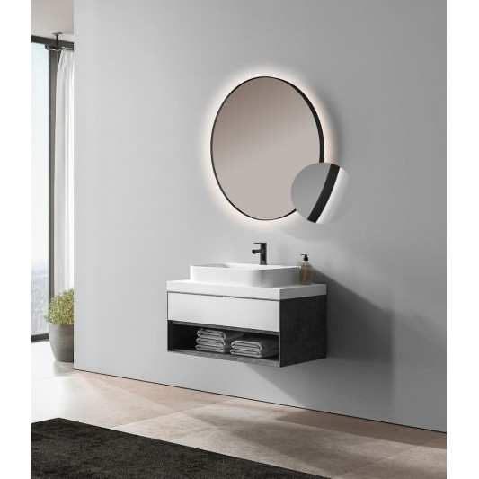 Espejo circular led B-960 Negro