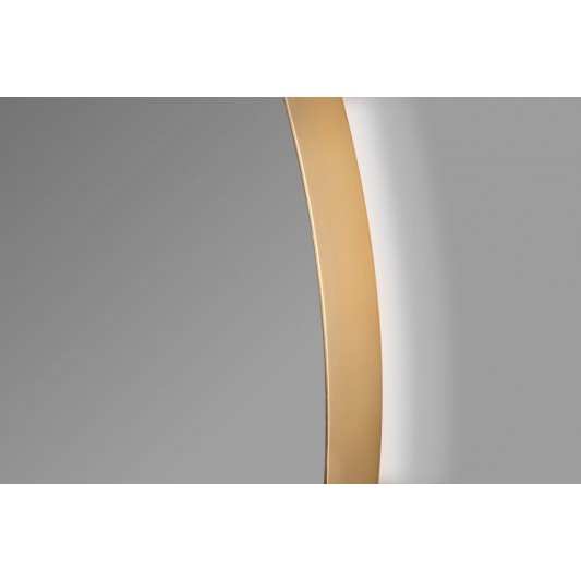 Espejo circular led B-960 Oro cepillado 2
