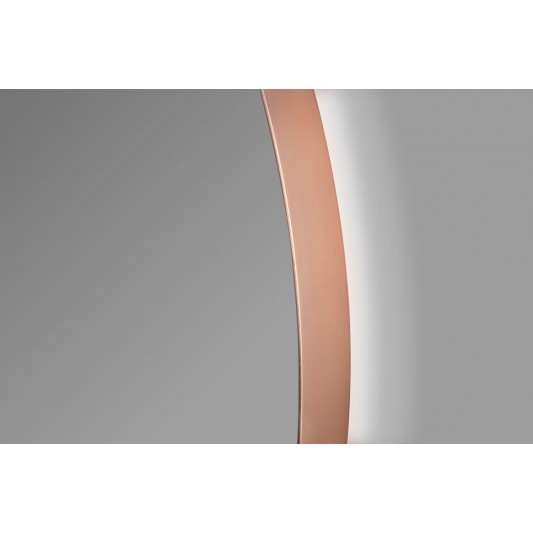 Espejo circular led B-960 Oro rosa 2