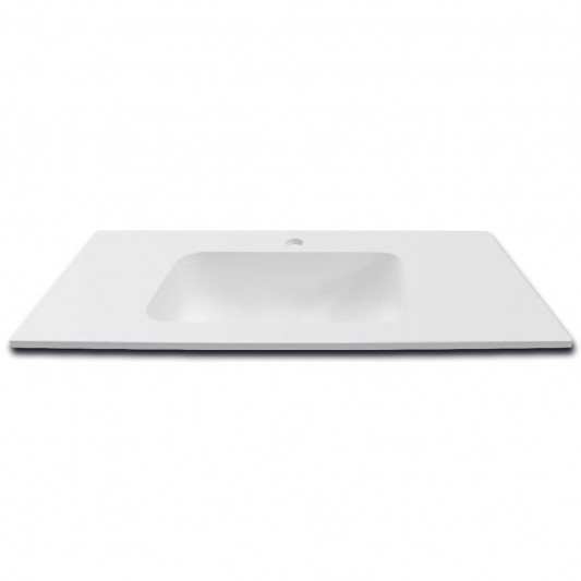 Encimera con lavabo Solid Surface mod. Hermes a medida