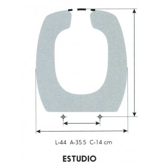 Tapa wc Estudio de Roca Compatible Herradura 2