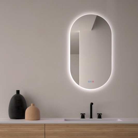 Espejo Ovalado triledLED Para Baño Segovia de Dyled con antivaho