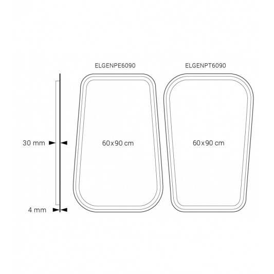 Espejo triledLED Para Baño Generalife de Dyled con antivaho 2