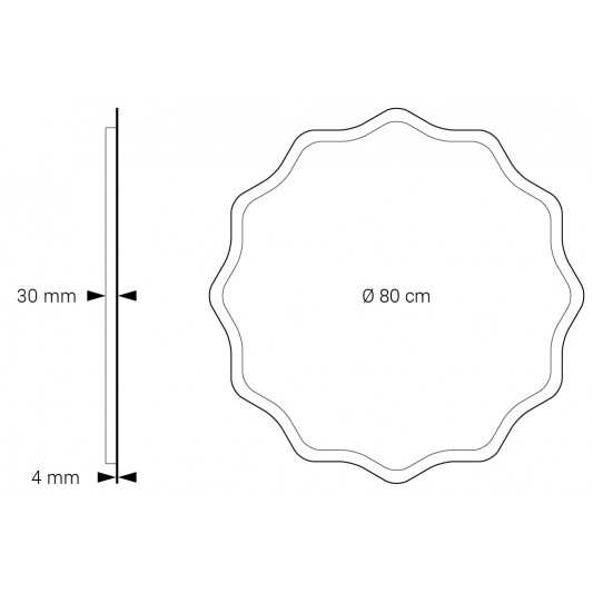 Espejo triledLED Para Baño Elche de Dyled con antivaho 2
