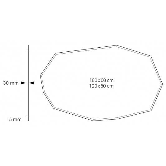 Espejo triledLED Para Baño Gaudi de Dyled con antivaho 2