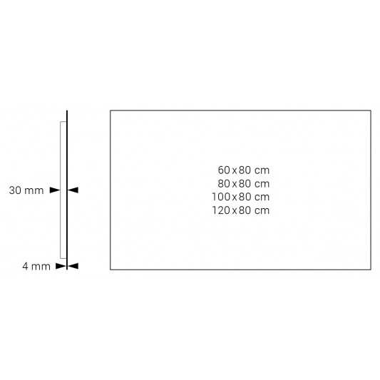 Espejo rectangular triledLED Para Baño Merida de Dyled con antivaho 2