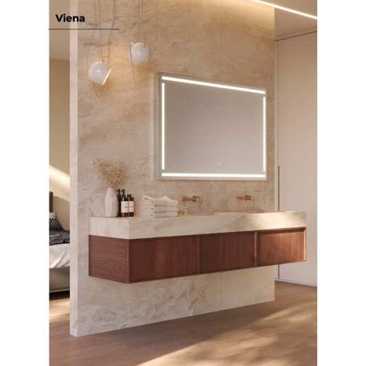 Espejo retroiluminado led Viena Triled con antivaho de Ledimex 2