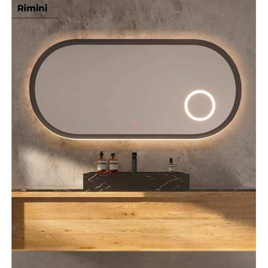 Espejo retroiluminado led Rimini triled y antivaho de Ledimex