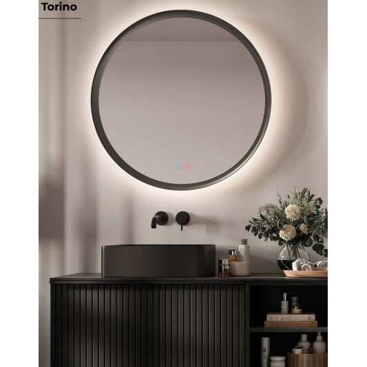 Espejo retroiluminado led Torino triled con antivaho de Ledimex
