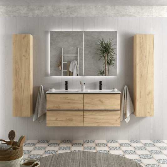 Mueble de baño suspendido NABUA de Salgar con encimera 120