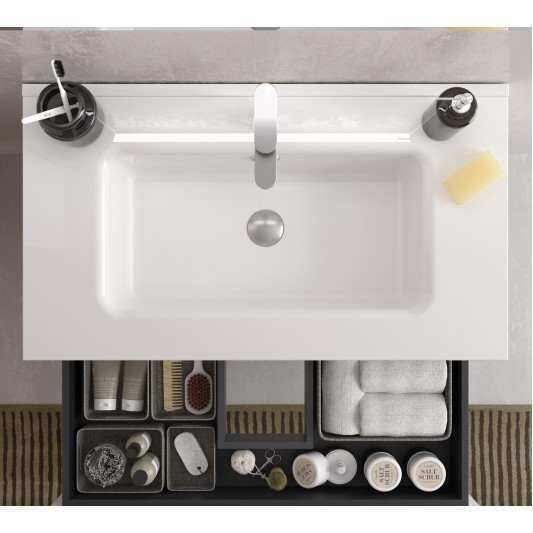 Mueble de baño suspendido NABUA de Salgar con encimera 60-80-100 2