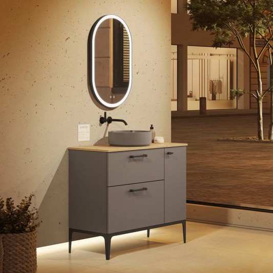 Mueble de baño con patas suspendido Verso de Visobath