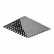 Premarco Acero cromo para rociador Imex de 40 x 40