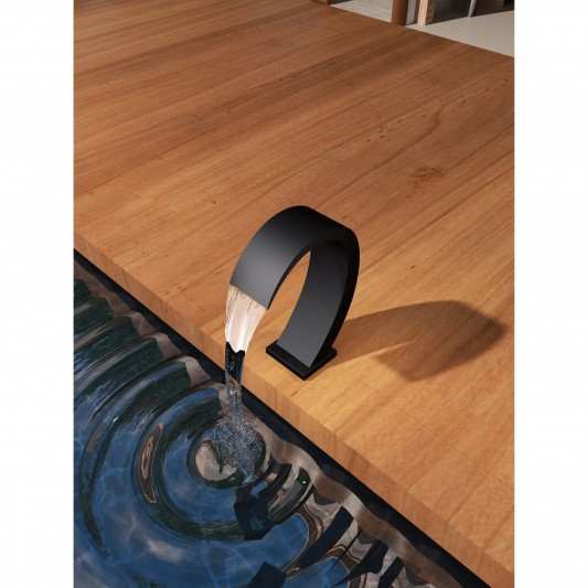 Cascada de piscina Acero inox S.316 Negro mate IGUAZÚ CPI003/ANG 2