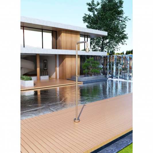 Ducha de piscina Acero inox S.316 Moka POOL GPP001/AMK 2
