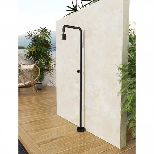 Ducha de piscina Acero inox S.316 Negro mate POOL GPP001/ANG 2