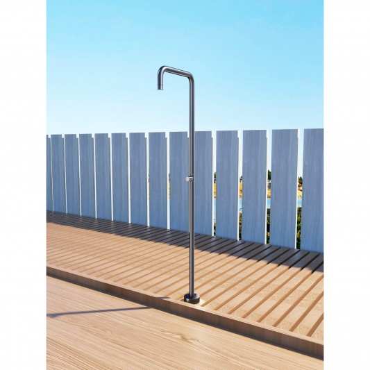 Ducha de piscina Acero inox S.316 Gris cobalto UTAH GPU010/AGCB 2