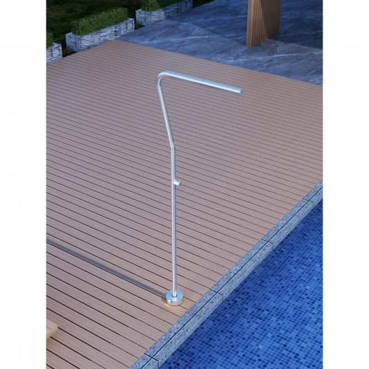 Ducha de piscina Acero inox S.316 NEVADA GPN009/AC 2