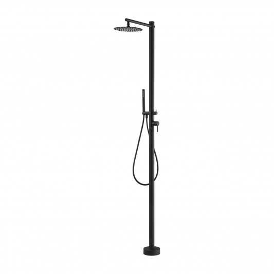 Ducha de piscina Acero inox S.316 Negro mate KANSAS GPK012/ANG